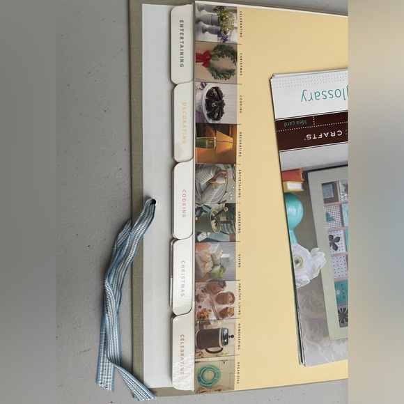 🩵🪺MARTHA STEWART Good Things Binder NWT🥧🤎 - Picture 3 of 8